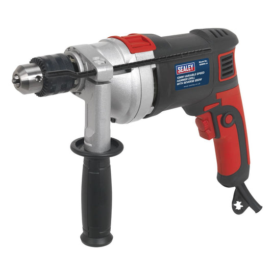 Sealey Hammer Drill 13mm Variable Speed with Reverse 850W/230V SD800