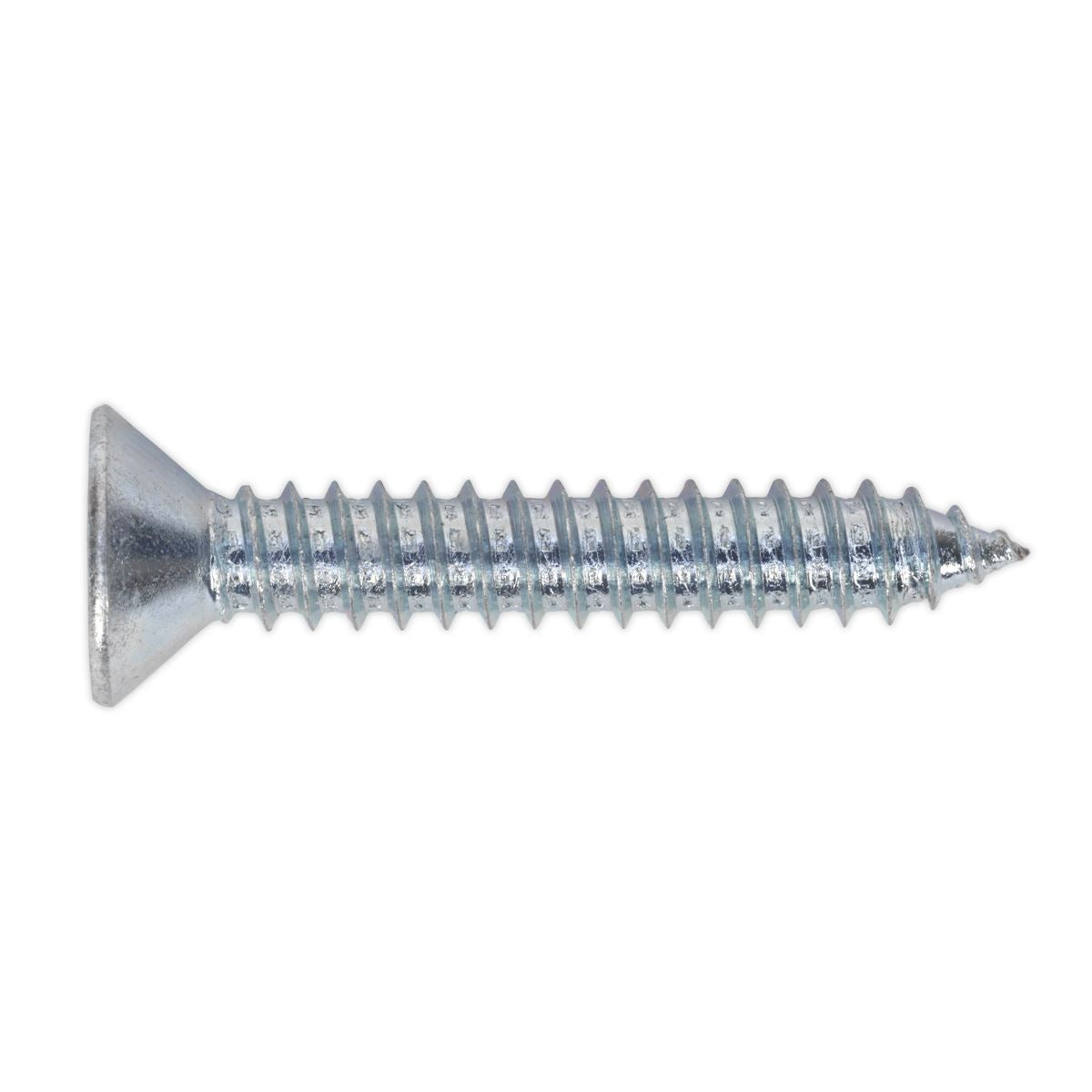 Sealey Self Tapping Screw 6.3 x 38mm Countersunk Pozi Pack of 100 ST6338