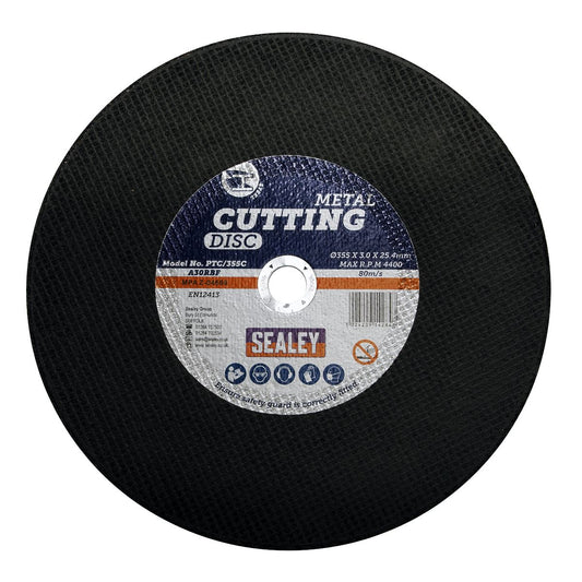 Sealey Cutting Disc 355 x 3mm 25.4mm Bore PTC/355C.