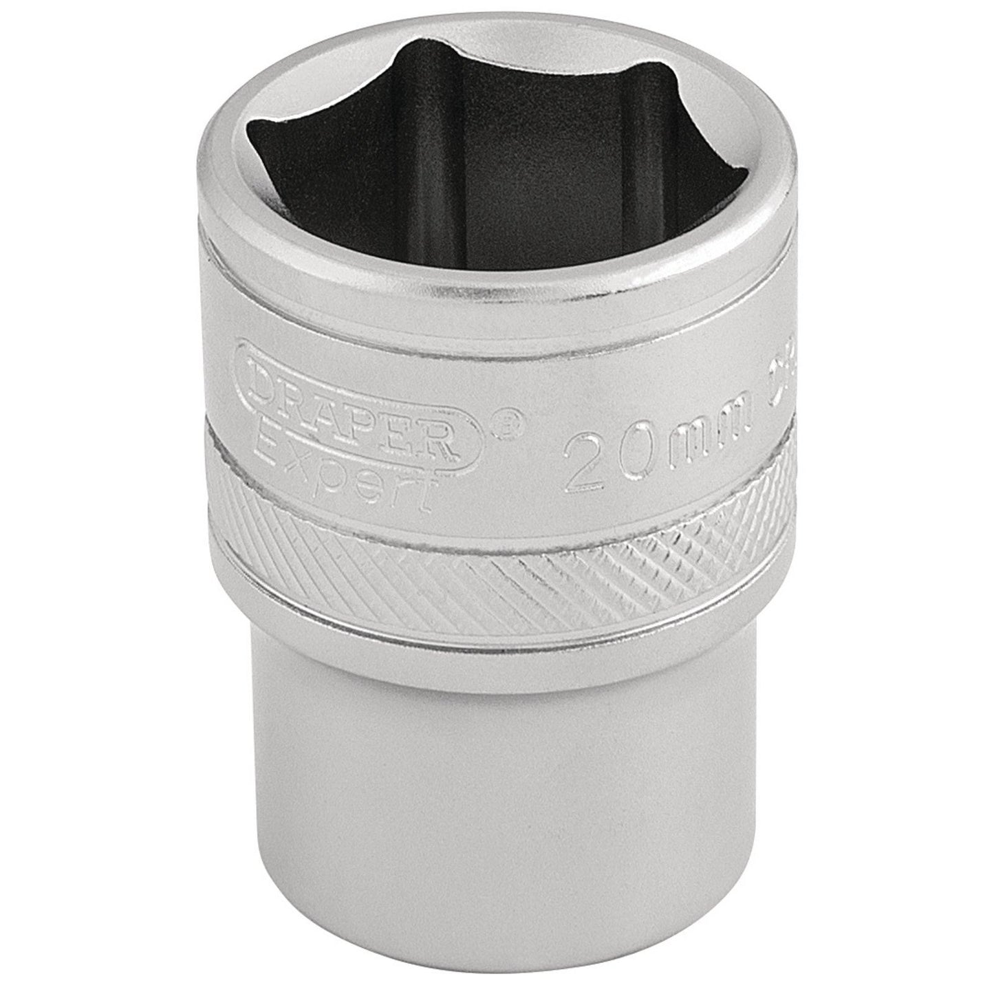 Draper 16610 1/2" Square Drive 6 Point Metric Socket (20mm)