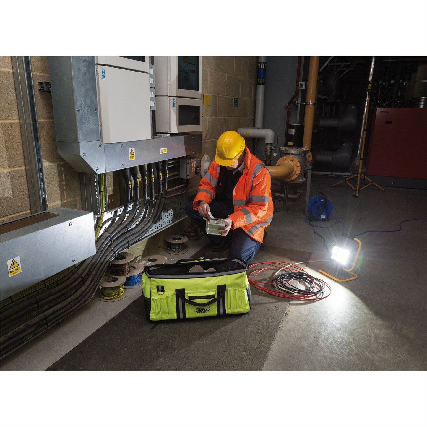 Draper Hi-Vis Tool Bag, 600mm HVTB - 31085