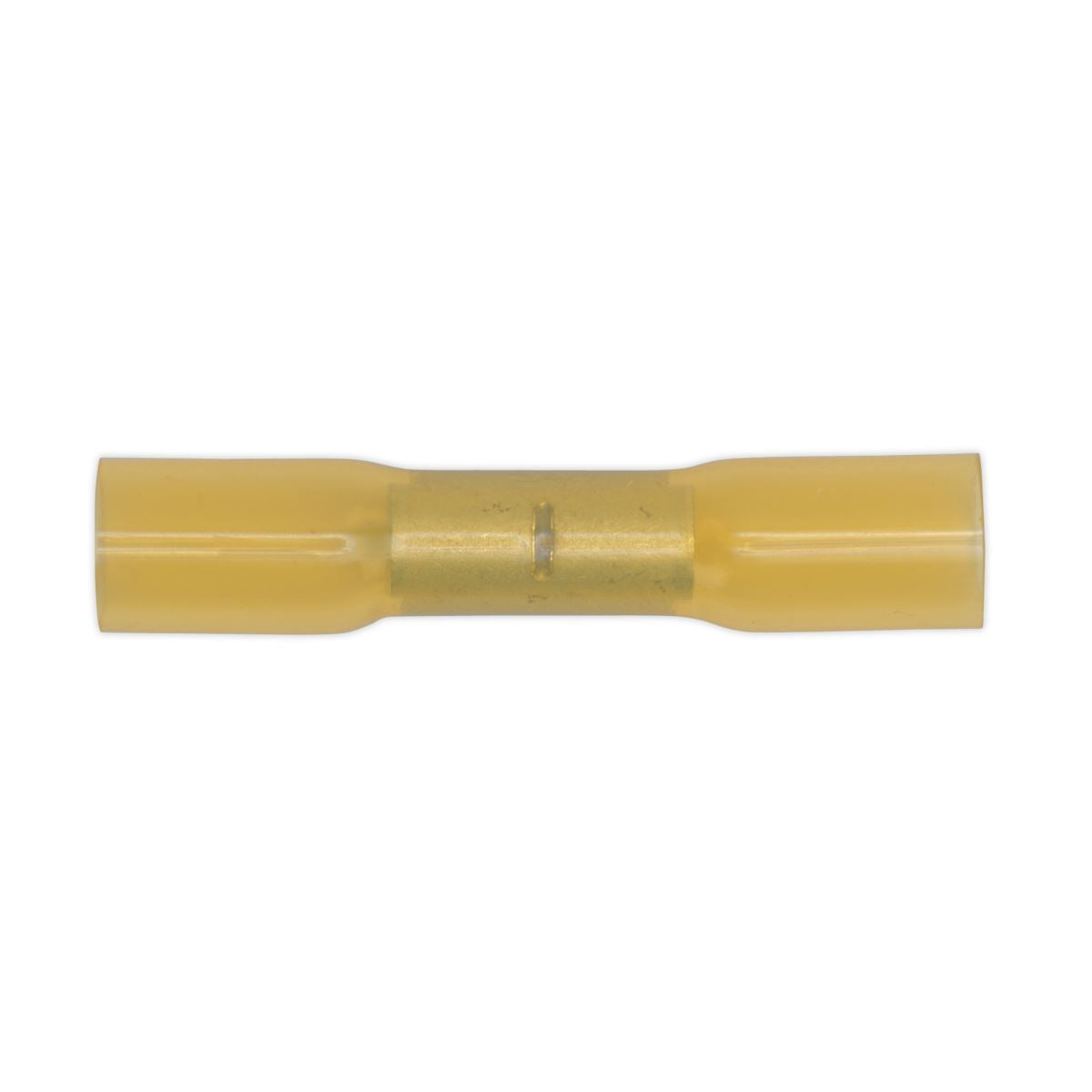 Sealey Heat Shrink Butt Connector Terminal 6.8mm Yellow Pack of 50 YTSB50