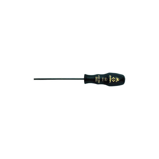 CK Tools Triton ESD Screwdriver Slotted Parallel Tip 3x75mm T4725ESD 03