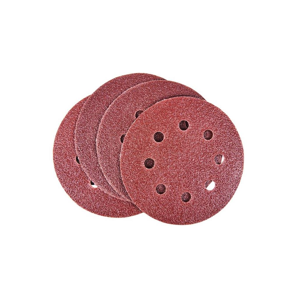 Amtech 10x 115mm Circular Sanding Sheet Disk Round Hook & Loop P60 Grit - V4060