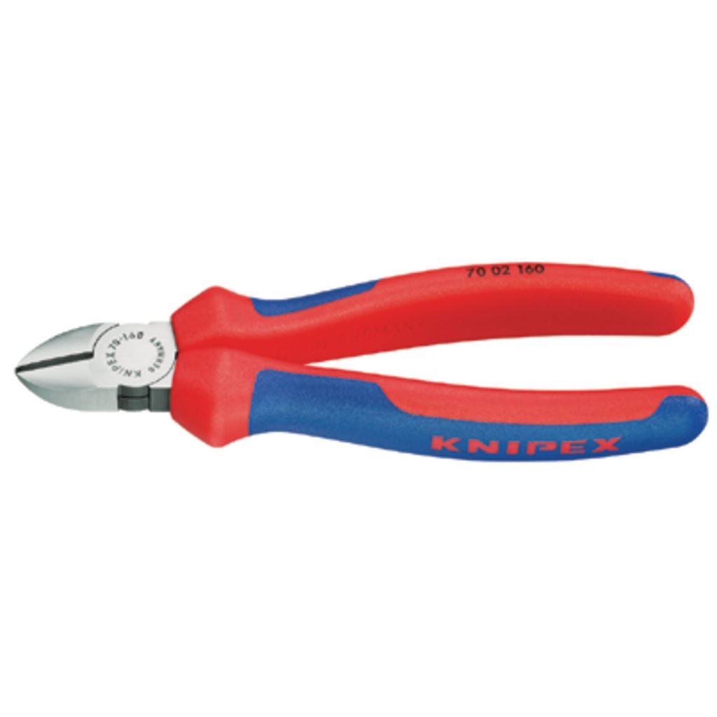 Knipex 70 02 180 diagonal cutters accurate cutting up to Ø4.0mm with grips 180mm