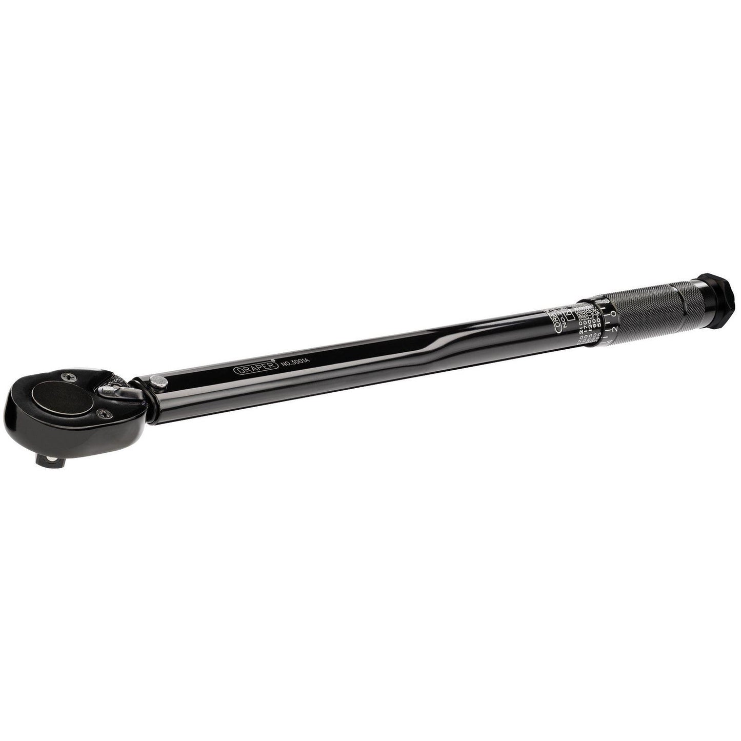 Draper Ratchet Torque Wrench 1/2" Square Drive 30 - 210Nm (22.1-154.9lb-ft) Tool - 64535