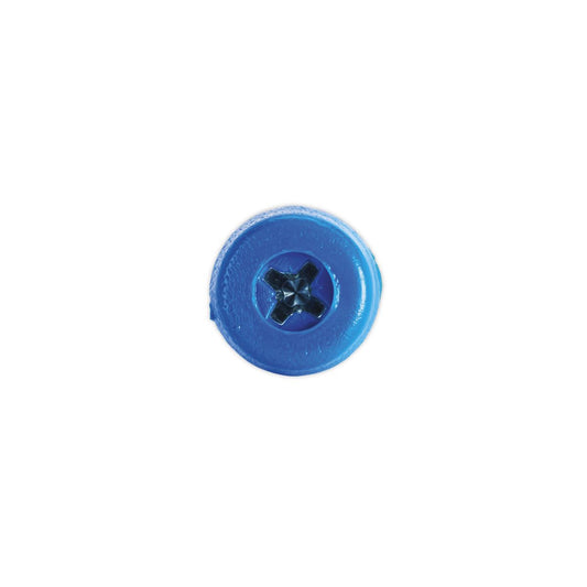 Sealey Numberplate Screw Plastic Head 4.8 x 24mm Blue Pack of 50 PTNP8