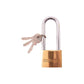 Amtech Security Lock 50mm Brass Padlock Long Shackle Shed/Garage/Gate - T1600C