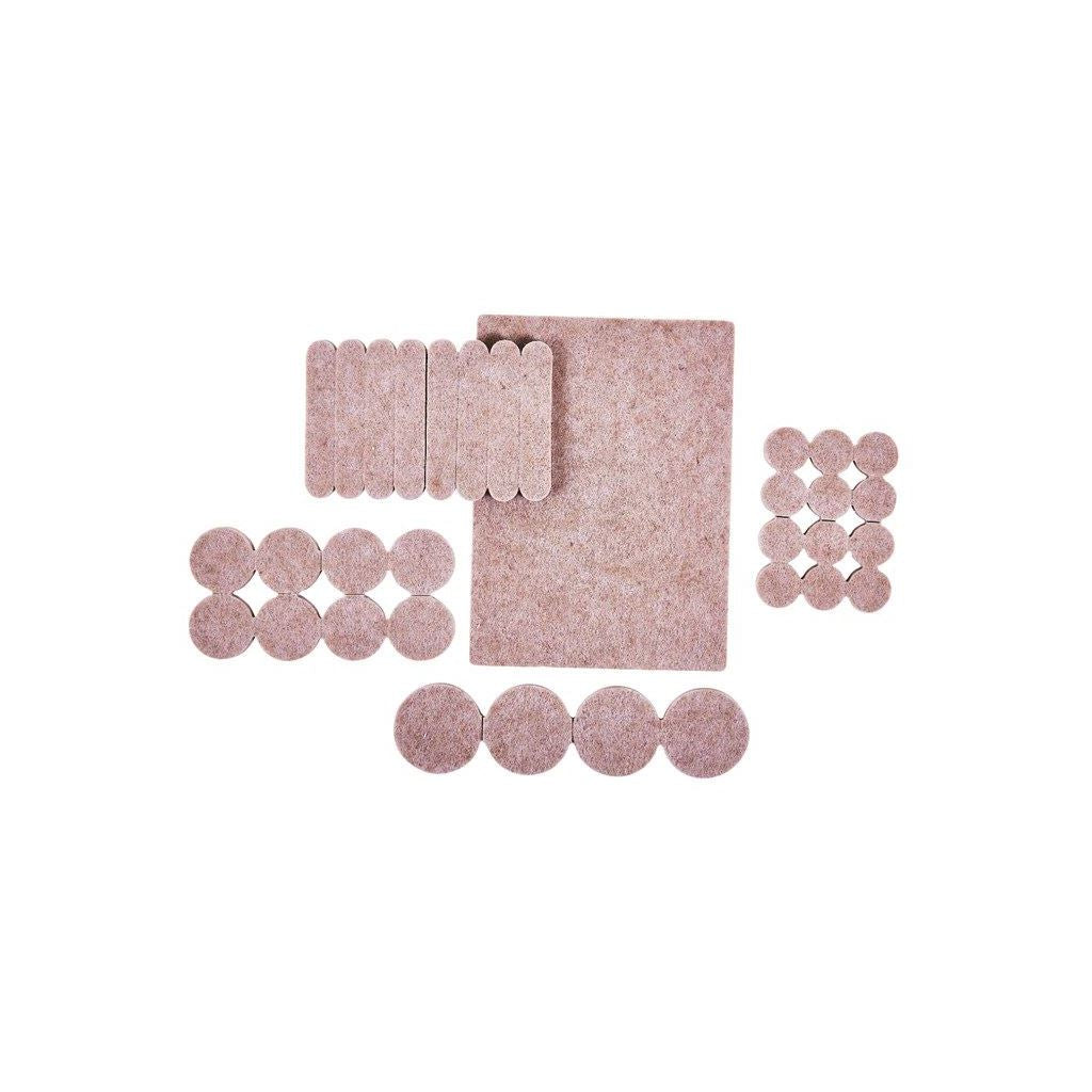 33 Piece Self Adhesive Felt Pad Set Self Adhesive Furniture Floor Protectors - S5335