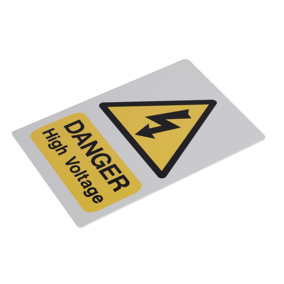 Sealey High Voltage Warning Sign 200 x 300mm HVSA4