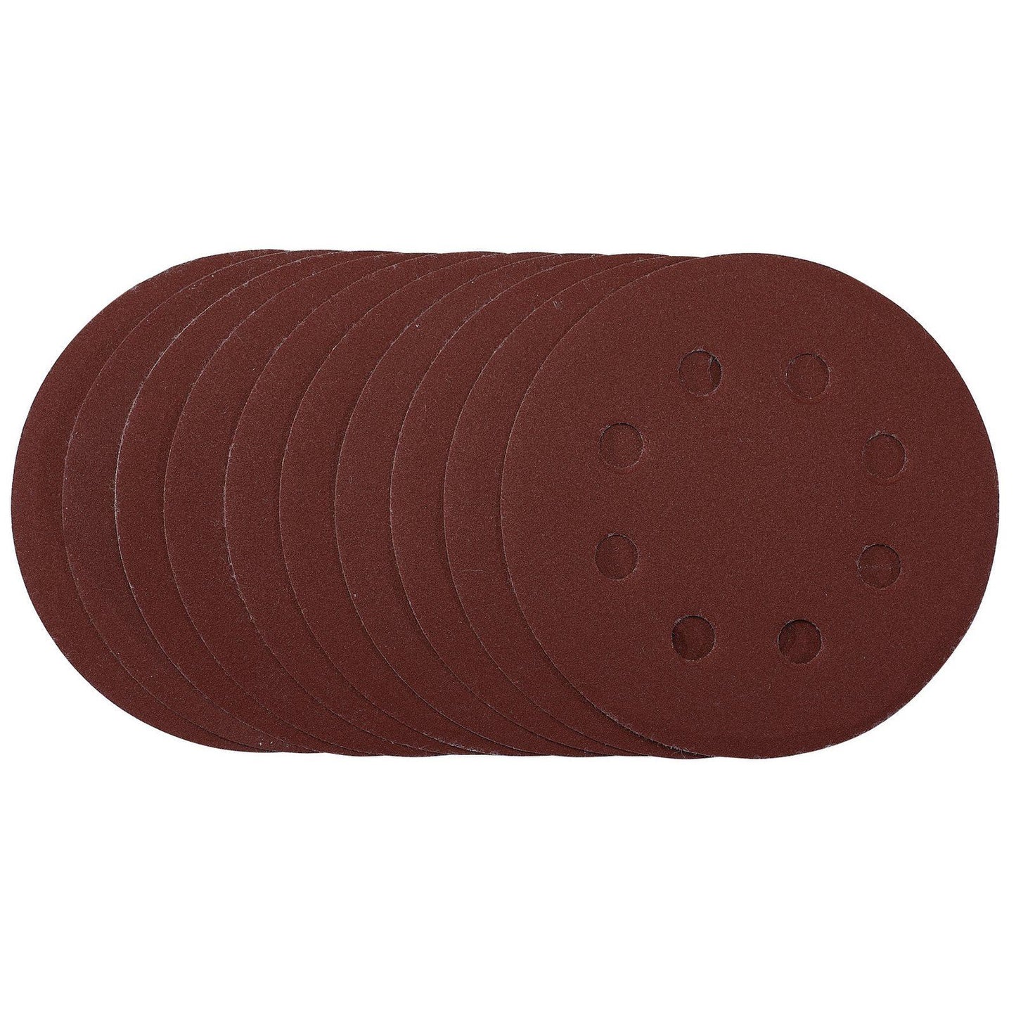 Draper Sanding Discs, 115mm, 240 Grit, Hook & Loop (Pack of 10) SDHAL115 - 53501