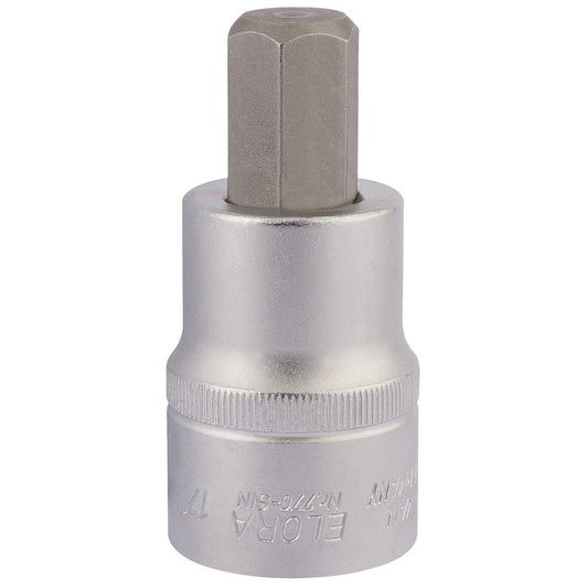 Draper 17mm 3/4" Square Drive Elora Hexagon Screwdriver Socket - 15553