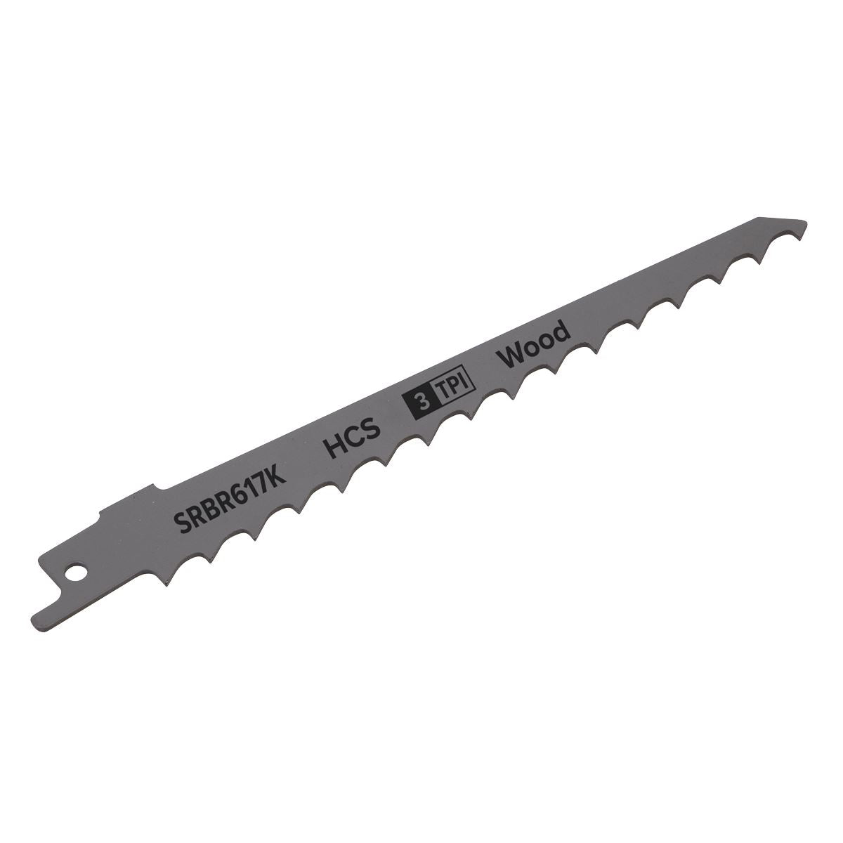 Sealey Reciprocating Saw Blade Pruning & Coarse Wood 150mm 3tpi-Pk5 SRBR617K