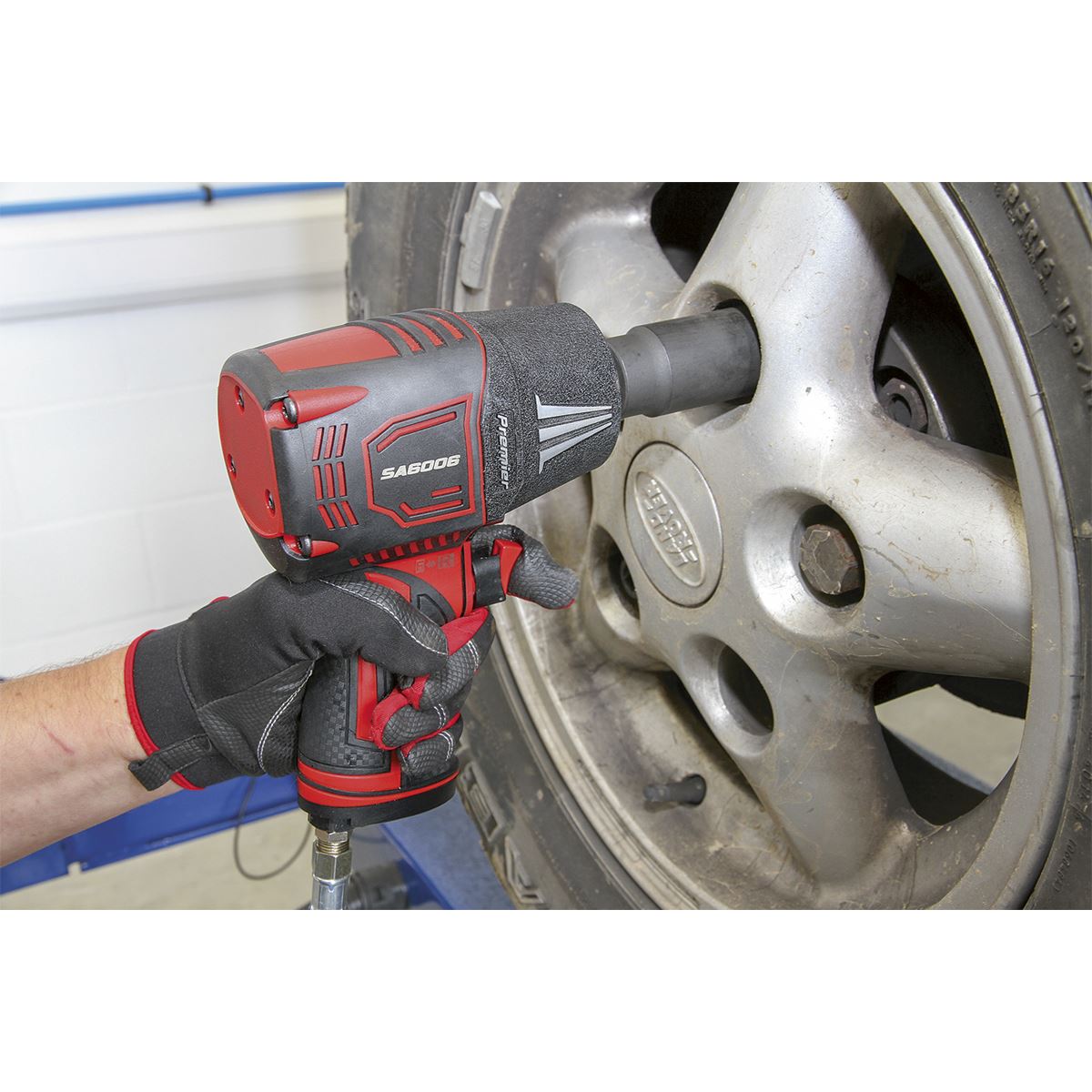 Sealey Composite Air Impact Wrench 1/2"Sq Drive Twin Hammer SA6006