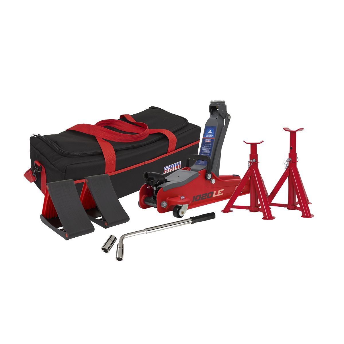 Sealey 1020LE Jack and Bag Combo - Red 1020LEBAGCOMBO