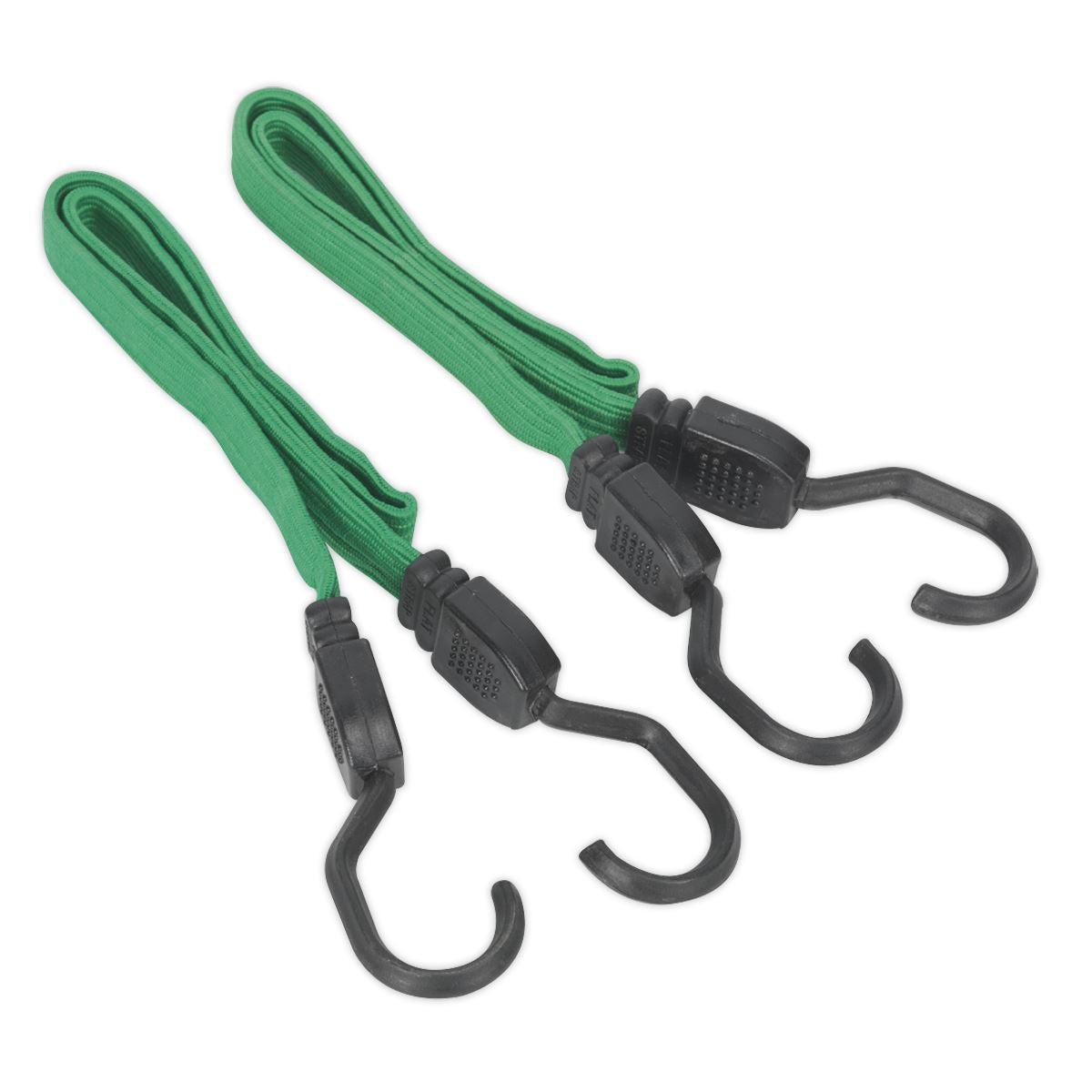 Sealey Flat Bungee Cord Set 2pc 610mm BCS16