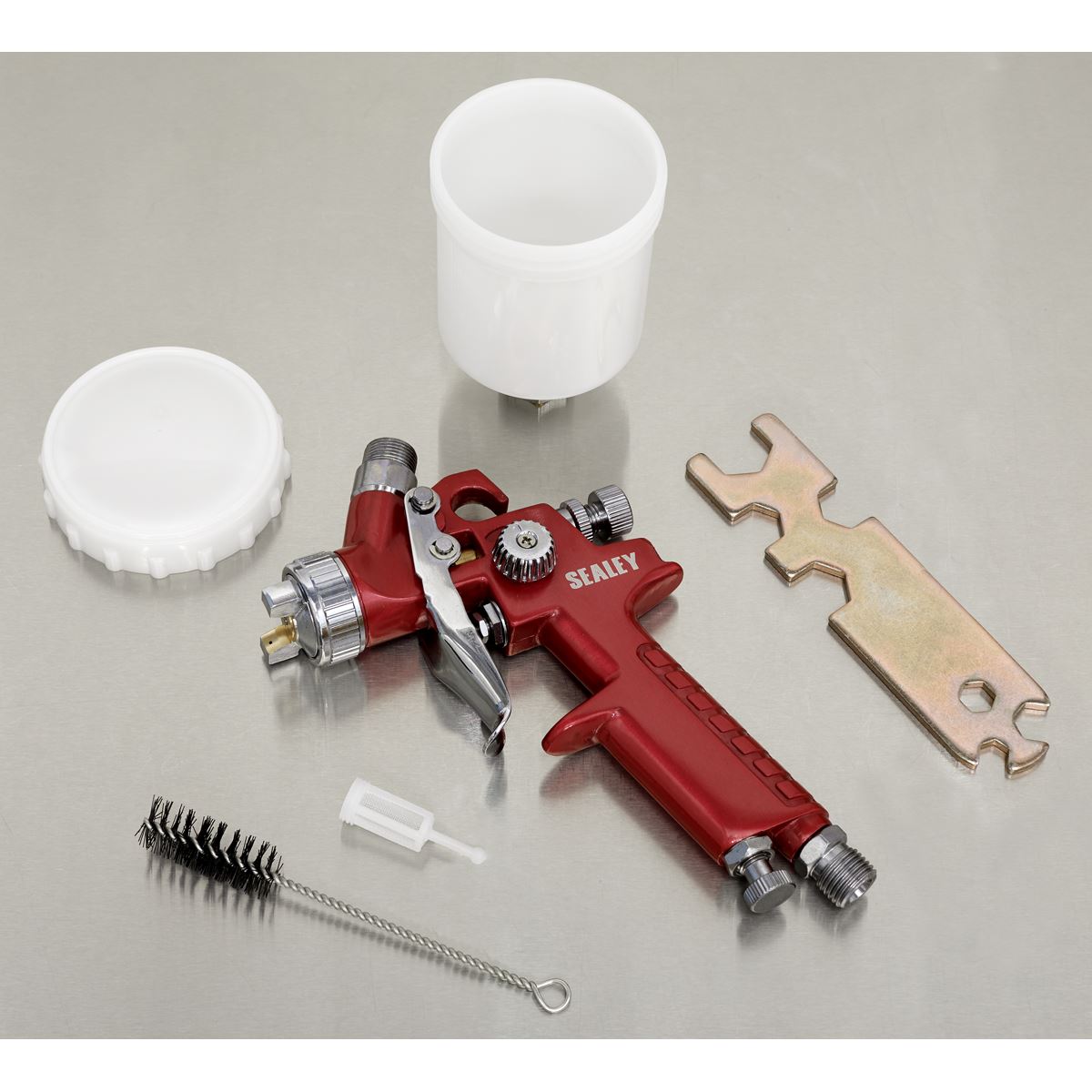 Sealey HVLP Gravity Feed Touch-Up Spray Gun 0.8mm Set-Up HVLP731