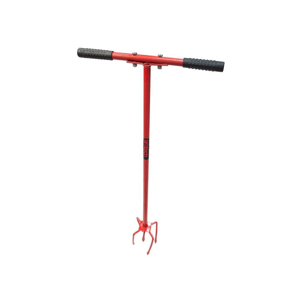 Amtech 32" Long Handled Twist Cultivator 4 Prong Claw Weeding Remover Garden - U1450