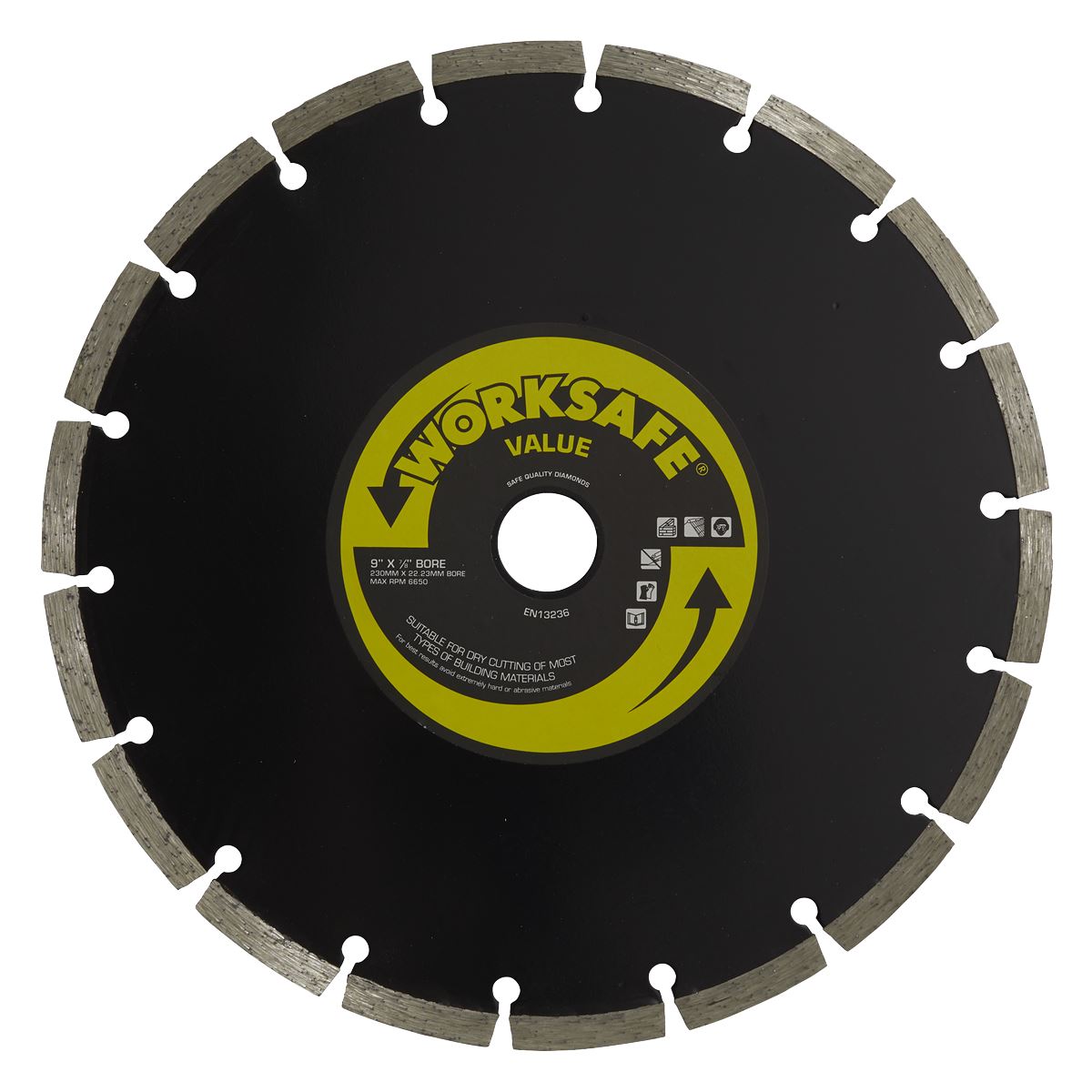 Sealey Value Diamond Blade 230 x 22mm WDV230