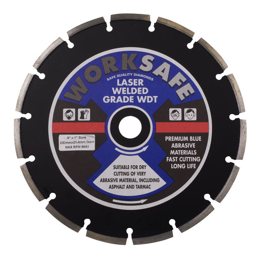 Sealey Asphalt/Tarmac Diamond Blade 230 x 22mm WDT230