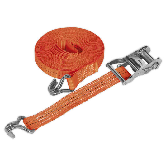 Sealey Ratchet Tie Down 35mm x 10m Poly Web 2000kg Load Test TD2010J