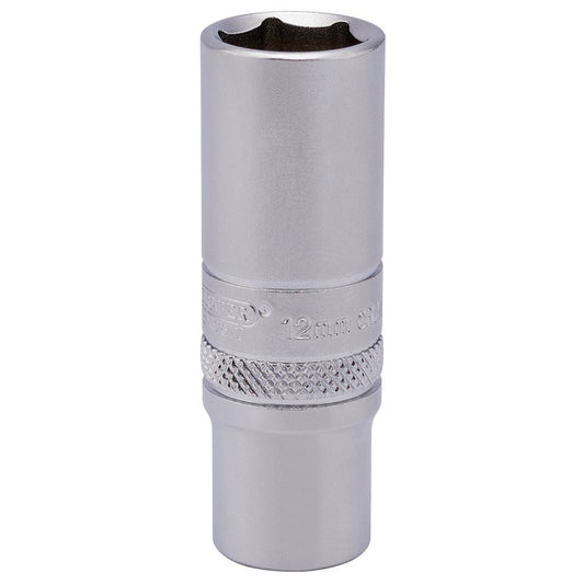 Draper Expert Quality 1/4" Square Drive 6 Point Deep Socket - 12mm - 82142