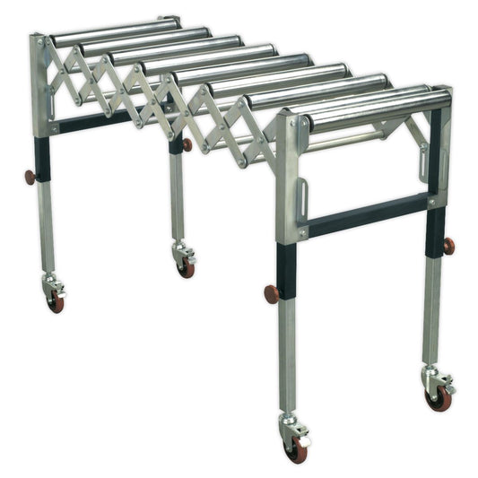 Sealey Adjustable Roller Stand 450-1300mm 130kg Capacity RS911F