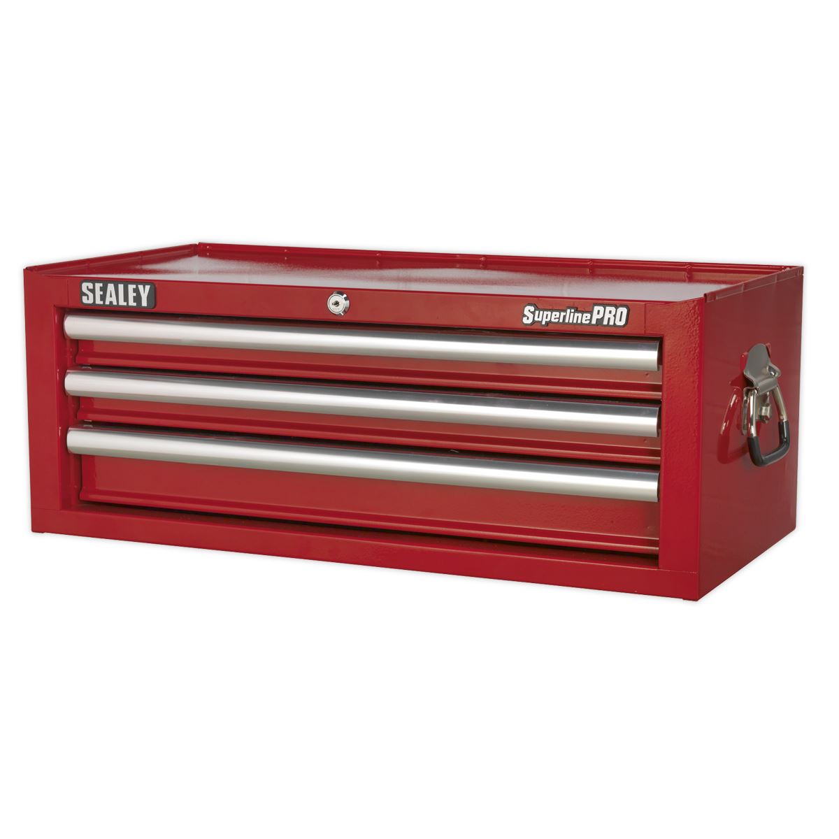 Sealey Mid-Box 3 Drawer with Ball Bearing Slides - Red AP33339