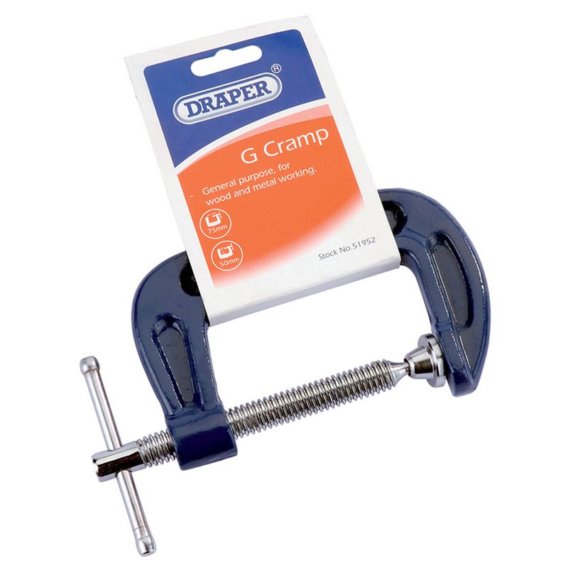 Draper C Clamp (75 x 50mm) 391GP - 51952