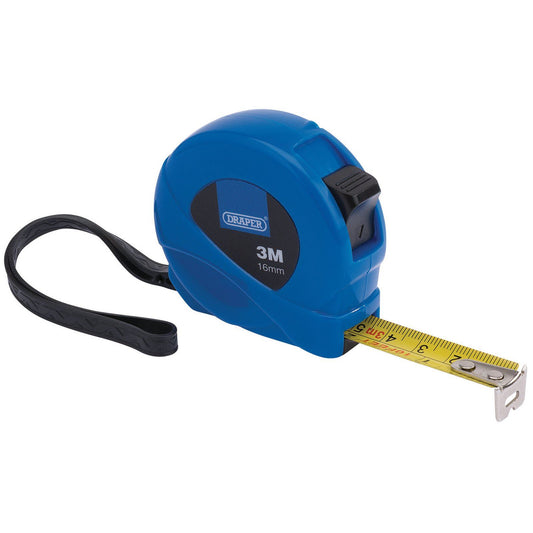 Draper 1x 3m/10Ft Easy Find Measuring Tape Garage Professional Standard Tool - 75880