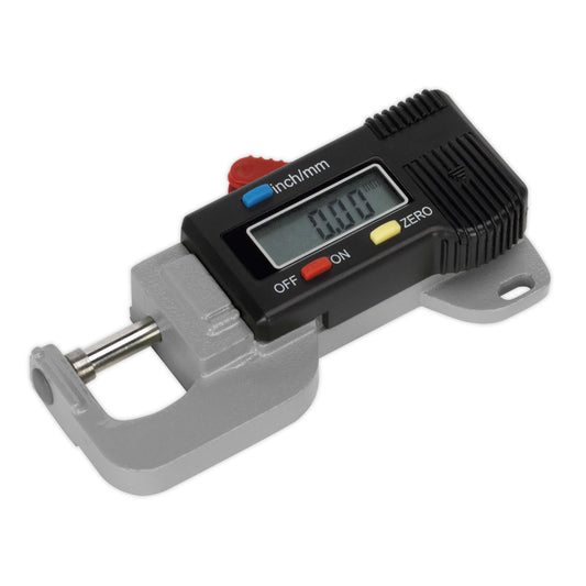 Sealey Digital External Micrometer 0-12.7mm(0-0.5") AK9638D