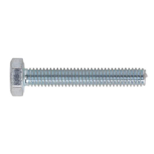 Sealey HT Setscrew M4 x 25mm 8.8 Zinc Pack of 50 SS425