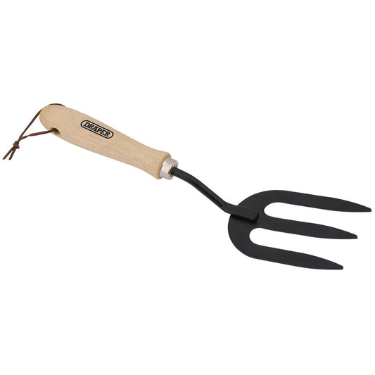 Draper 83990 Carbon Steel Weeding Fork with Hardwood Handle