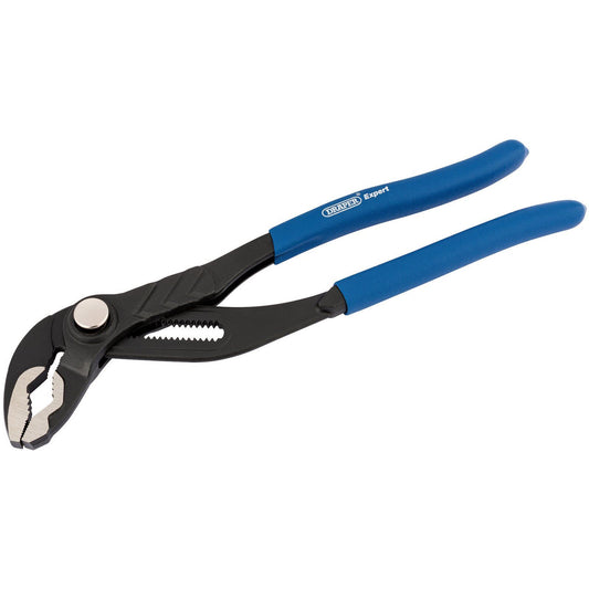 Draper Expert Push Button Heavy Duty Waterpump Pliers, 250mm - 84448