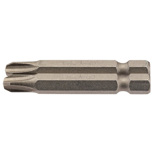 1x Pair Of Draper No. 3 1/4" Hex Cross Slot Insert Bit - 50mm Long - 64241