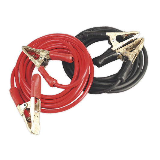 Sealey Booster Cables Extra H-Duty Clamps 50mmx6.5m Copper 900A SBC50/6.5/EHD