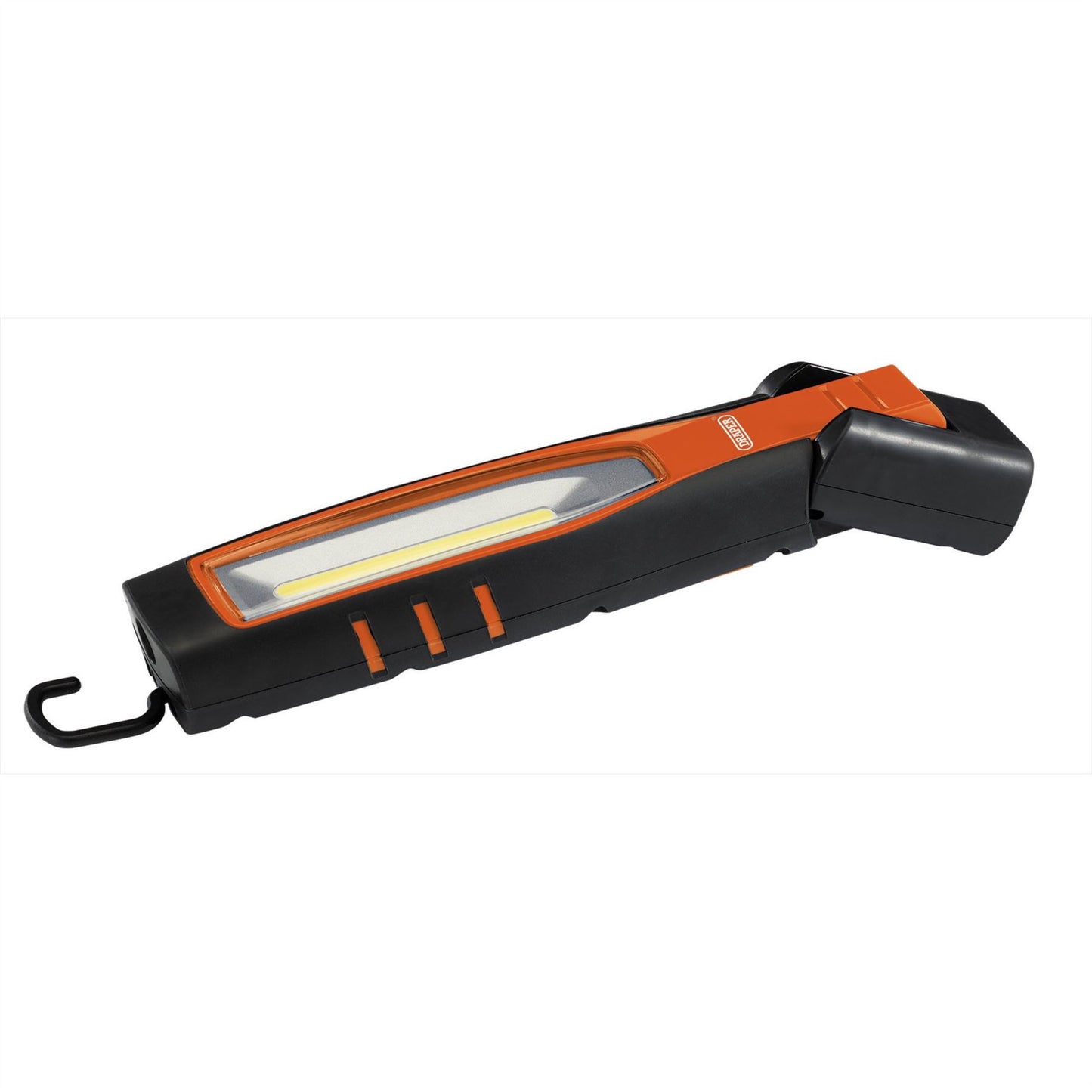 Draper 11761 7W COB/SMD LED Rechargeable Inspection Lamp - 700 Lumens (Orange)