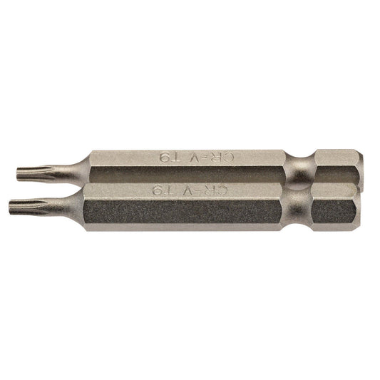 GENUINE Draper T9 1/4" Hex. Draper TX-STAR® Insert Bit 50mm Long x 2 | 66485