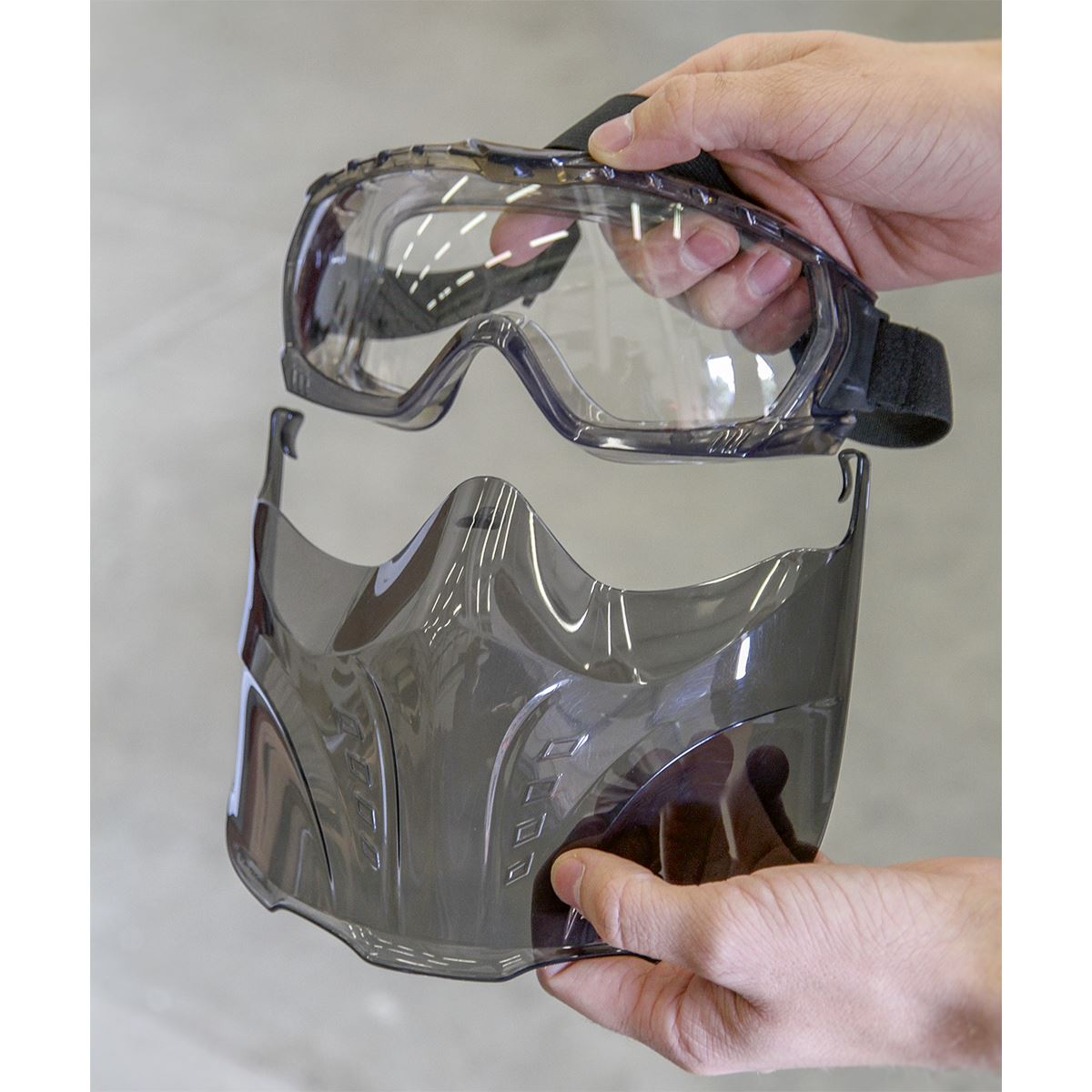 Sealey Safety Goggles with Detachable Face Shield SSP76