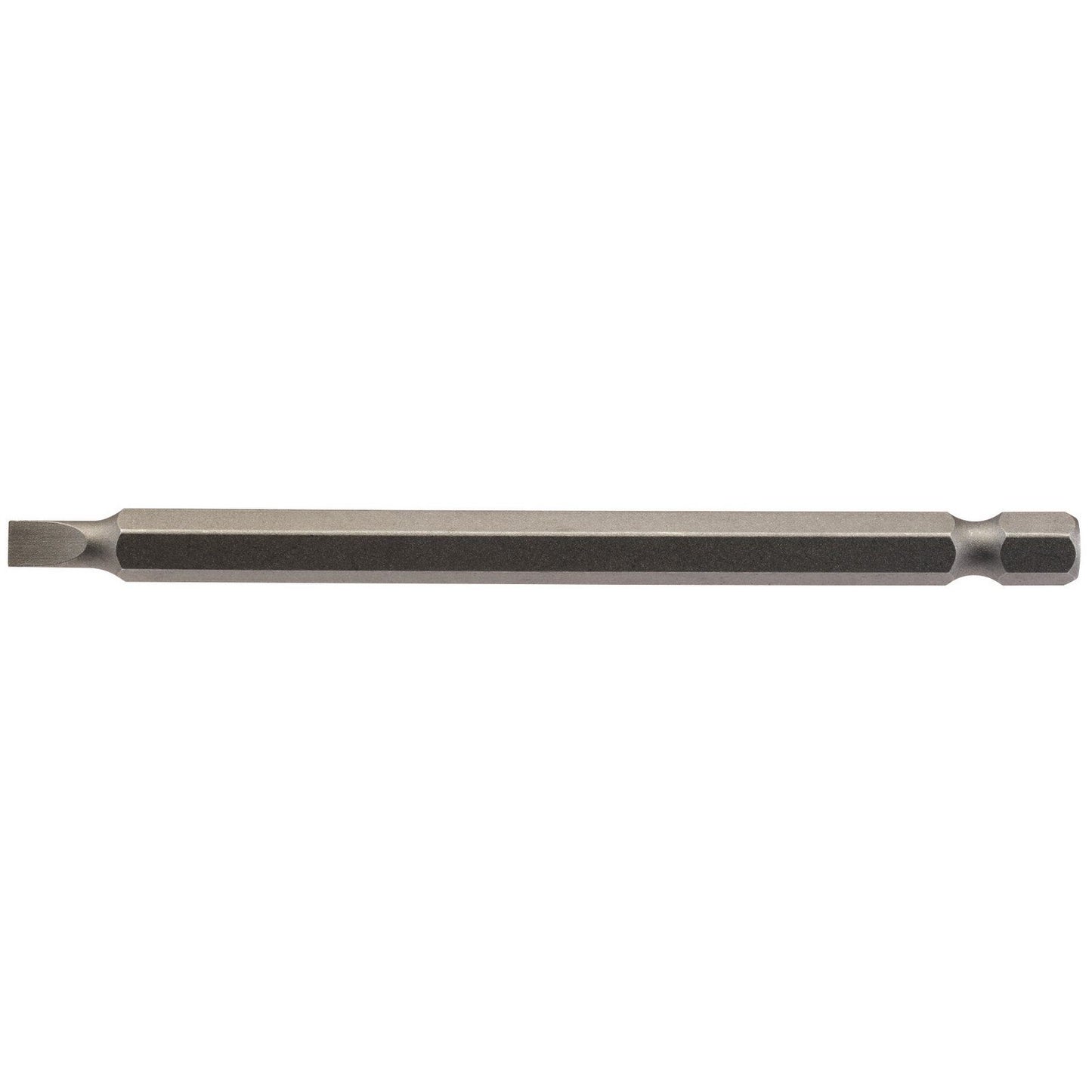 Draper 64344 4.5mm 1/4" Hex. Plain Slot Insert Bit 100mm Long x 1