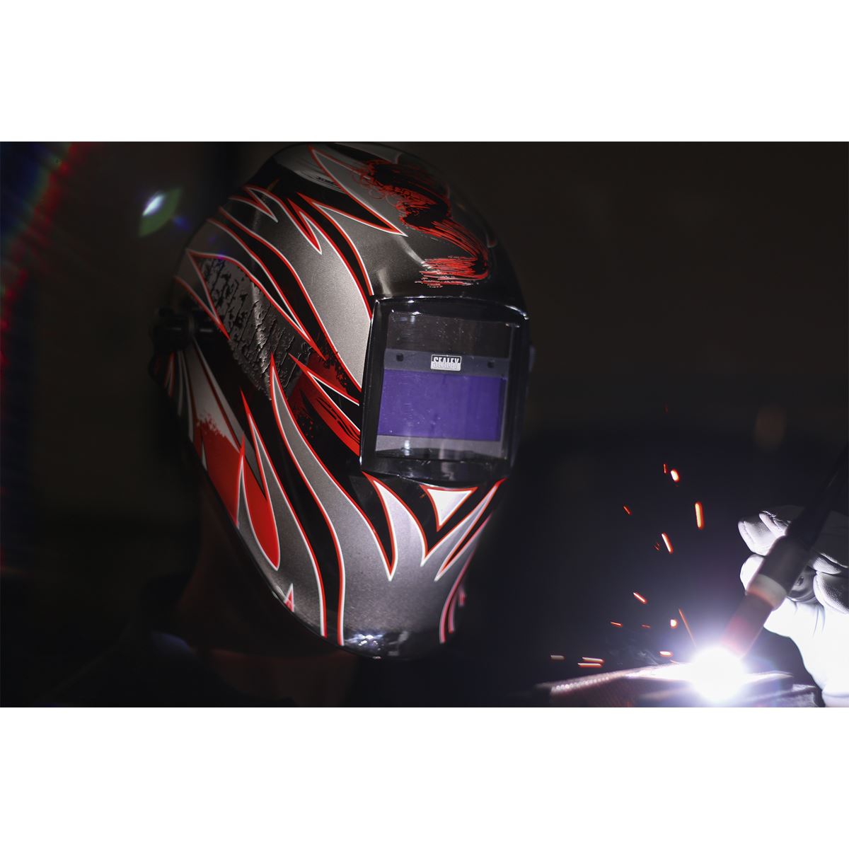 Sealey Welding Helmet Auto Darkening - Shade - 9-13 PWH600