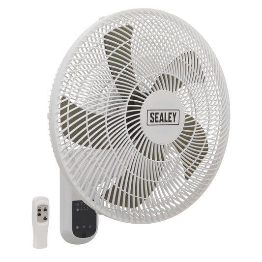 Sealey Wall Fan 3-Speed 16" with Remote Control 230V SWF16WR