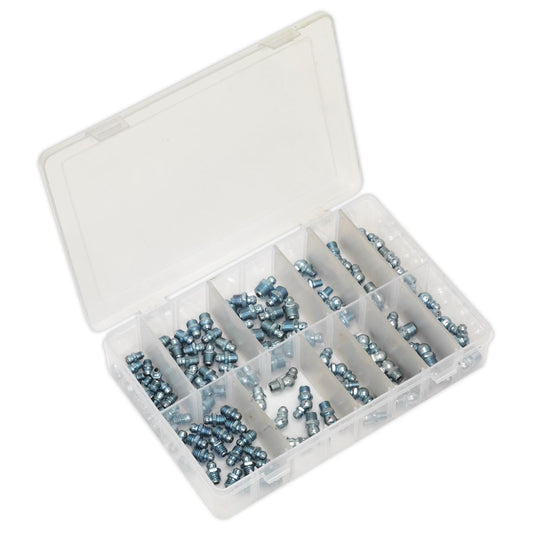 Sealey Grease Nipple Assortment 115pc - Metric AB008GN