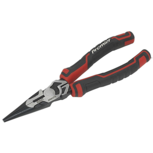 Sealey Long Nose Pliers High Leverage 200mm AK8373