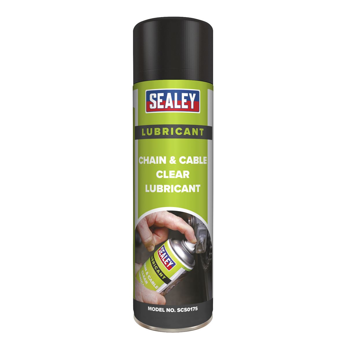 Sealey Chain & Cable Clear Lubricant 500ml Pack of 6 SCS017