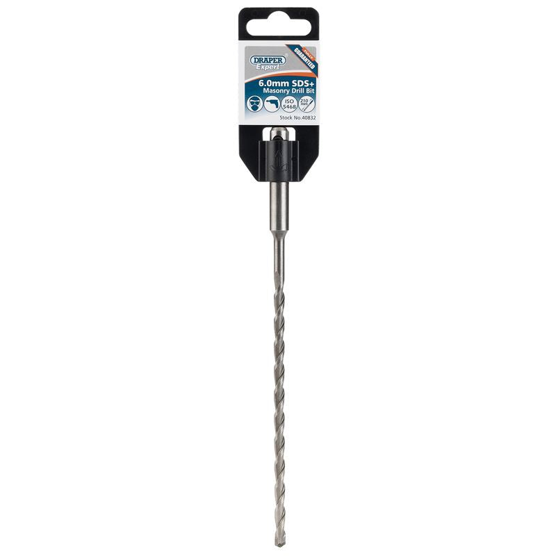 Draper SDS+ Masonry Drill Bit, 6.0 x 210mm DSDS/PB - 40832