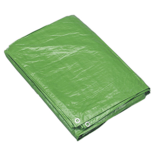 Sealey Tarpaulin 1.73 x 2.31m Green TARP68G