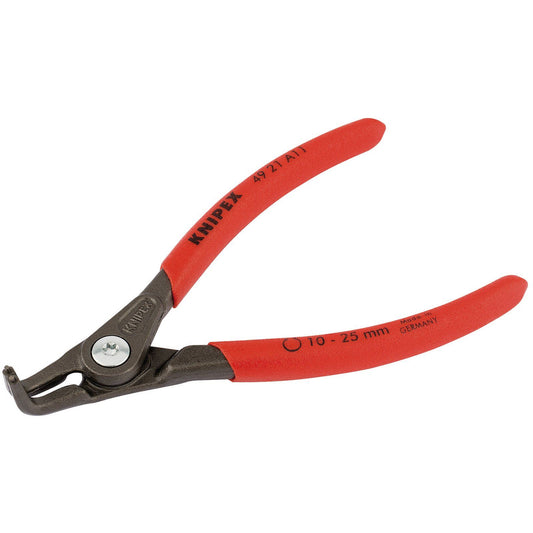 Knipex 75094 130mm 90deg Bent External Straight Tip Circlip Pliers 10 - 25mm