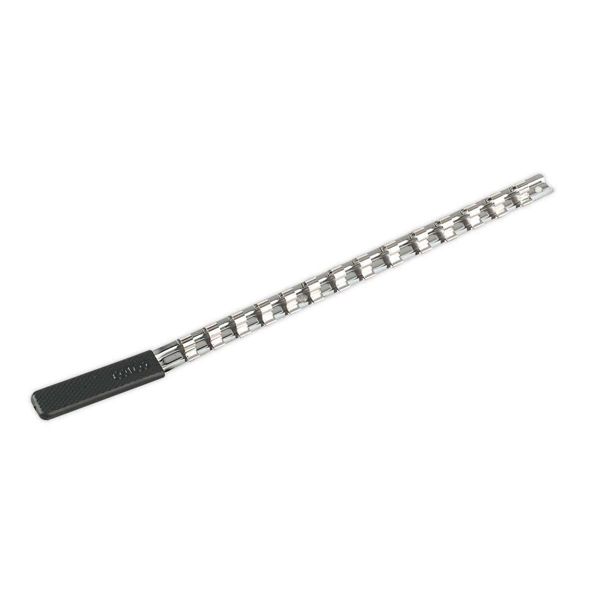 Sealey Socket Retaining Rail with 14 Clips 3/8"Sq Drive AK3814