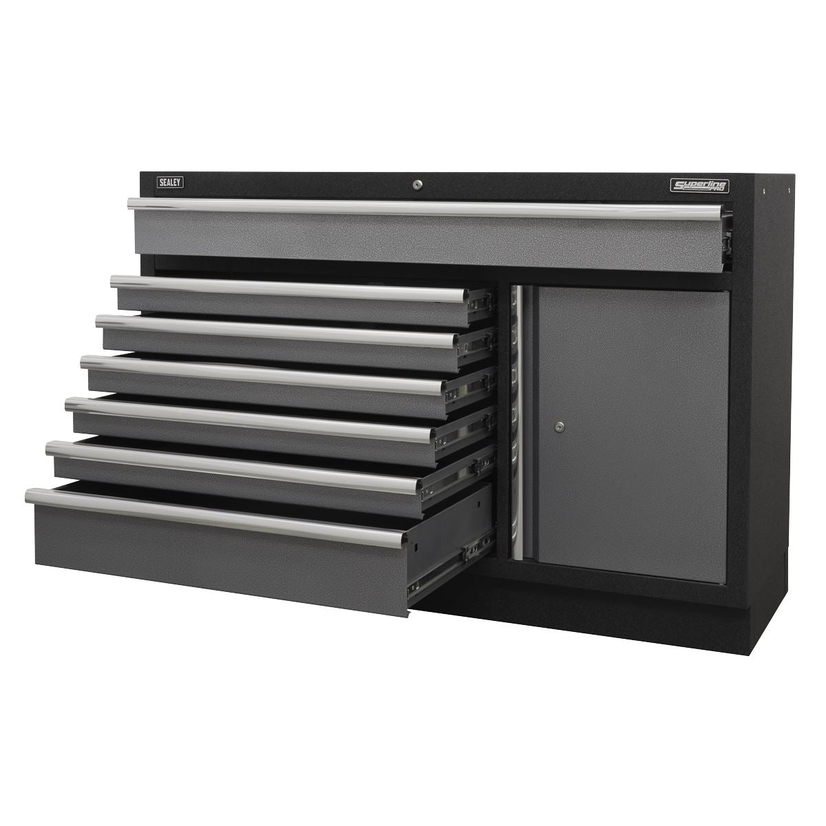 Sealey Modular 7 Drawer Floor Cabinet 1360mm APMS64